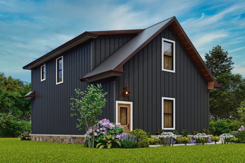 House Plan Design - Exterior - Rear Elevation 1 for Craftsman House Plan #54-594 - 1 bed, 1 bath