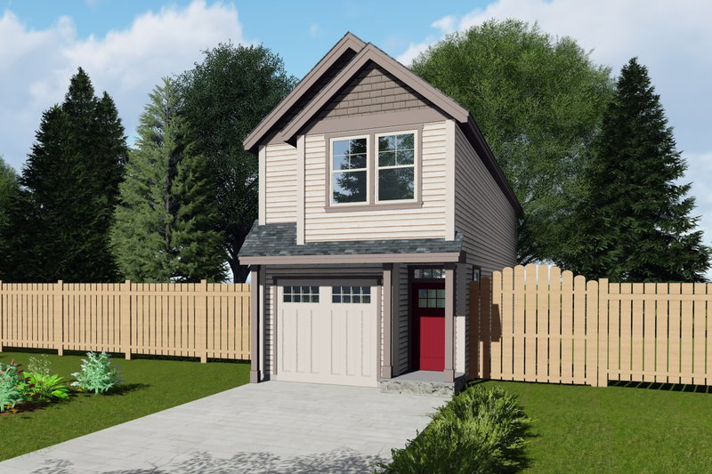 House Blueprint - Craftsman Exterior - Front Elevation Plan #53-762