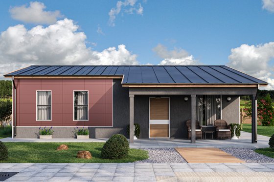 Modest Barndominium Plan