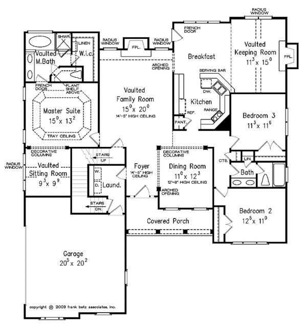 House Blueprint - European Floor Plan - Main Floor Plan #927-264