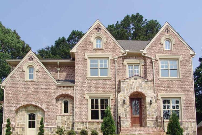 Home Plan - Exterior - Front Elevation 3 for Traditional House Plan #54-358 - 5 bed, 4 bath