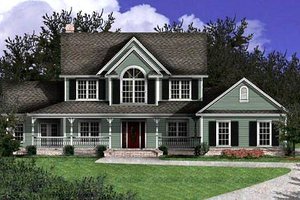 Exterior - Other Elevation for Country House Plan #11-206 - 4 bed, 2.5 bath