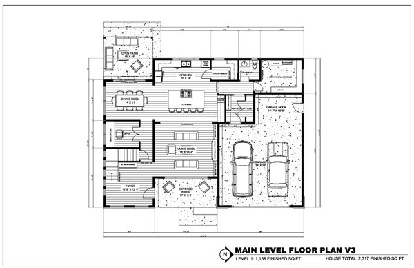 House Plan Design - Modern Floor Plan - Main Floor Plan #1075-14