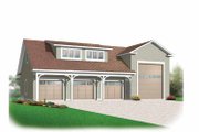 Country Style House Plan - 0 Beds 0 Baths 769 Sq/Ft Plan #23-2427 