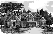 Traditional Style House Plan - 4 Beds 4 Baths 3467 Sq/Ft Plan #927-347 Exterior 
