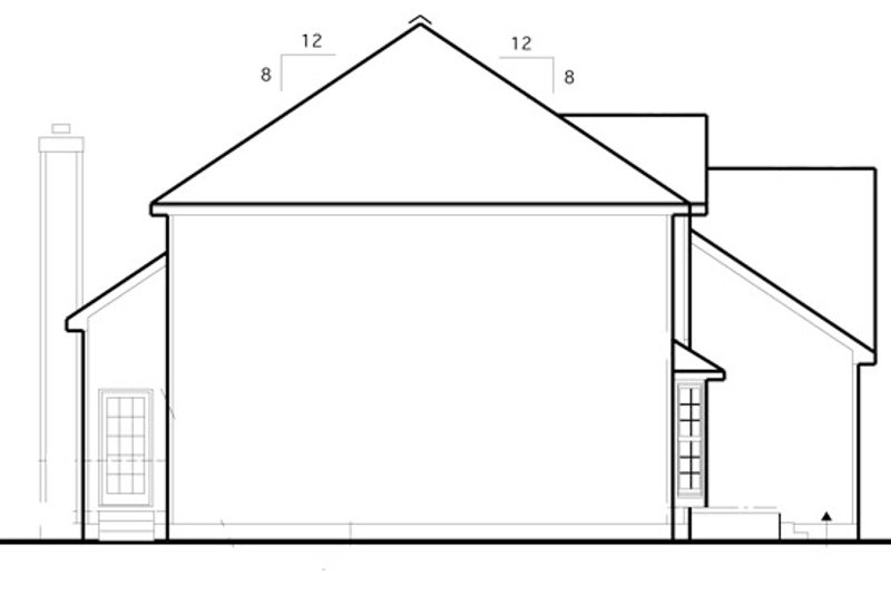 Home Plan - Exterior - Other Elevation 1 for Colonial House Plan #1053-49 - 4 bed, 2.5 bath