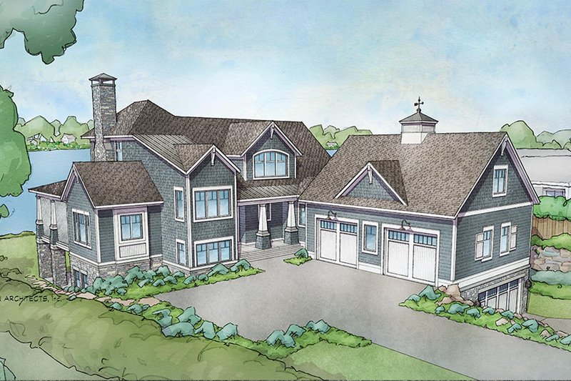 Cottage Style House Plan - 3 Beds 3 Baths 3787 Sq/Ft Plan #928-319