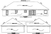 Traditional Style House Plan - 4 Beds 2 Baths 1637 Sq/Ft Plan #69-182 