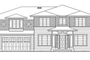 Prairie Style House Plan - 4 Beds 2.5 Baths 2970 Sq/Ft Plan #132-382 