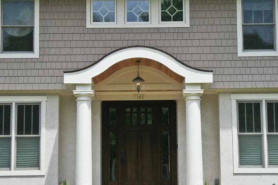Exterior - Front Elevation 5 for Colonial House Plan #928-220 - 5 bed, 3.5 bath