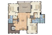Modern Style House Plan - 4 Beds 5 Baths 4378 Sq/Ft Plan #548-45 