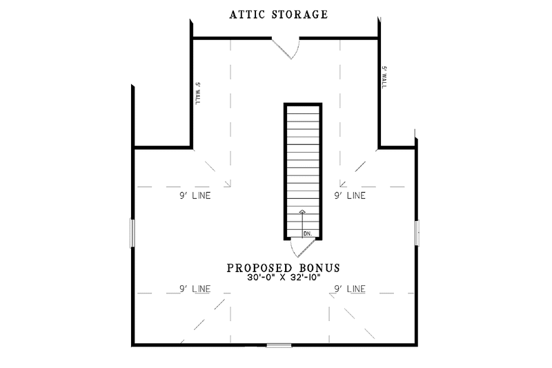 House Design - Floor Plan - Other Floor for Craftsman House Plan #17-2866 - 3 bed, 2 bath