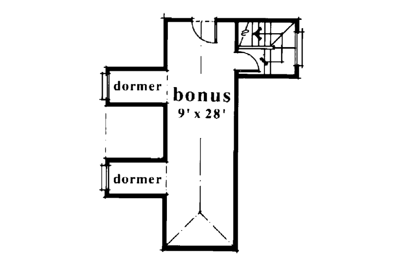 Dream House Plan - Optional Bonus Level