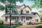 Country Style House Plan - 3 Beds 2.5 Baths 2129 Sq/Ft Plan #23-2061 