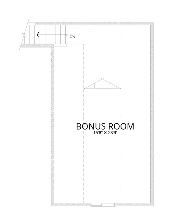 Traditional Floor Plan - Upper Floor Plan #112-203