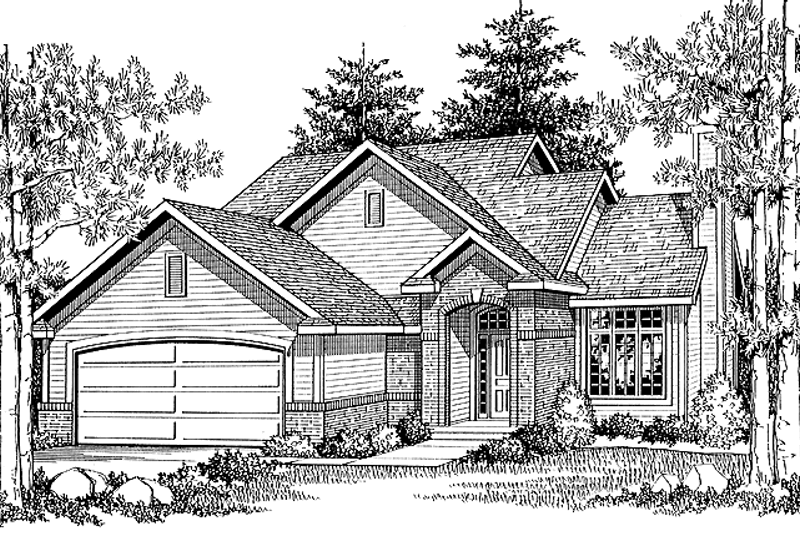 Dream House Plan - Traditional Exterior - Front Elevation Plan #70-1318