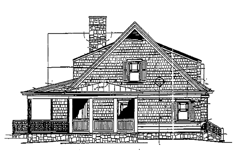 House Plan Design - Exterior - Other Elevation for Country House Plan #429-426 - 3 bed, 3.5 bath