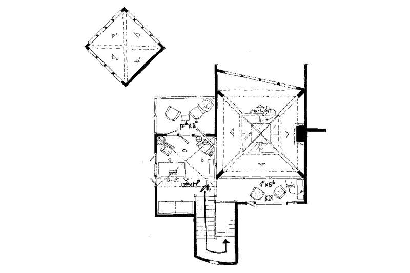 Home Plan - Floor Plan - Upper Floor for Craftsman House Plan #942-11 - 4 bed, 3.5 bath