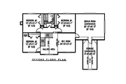 Country Style House Plan - 4 Beds 2.5 Baths 2599 Sq/Ft Plan #11-215 