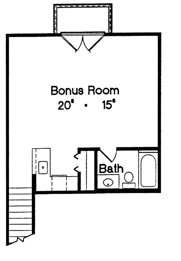 Dream House Plan - Mediterranean Floor Plan - Upper Floor Plan #417-681