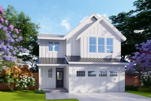 Craftsman Exterior - Front Elevation Plan #53-690