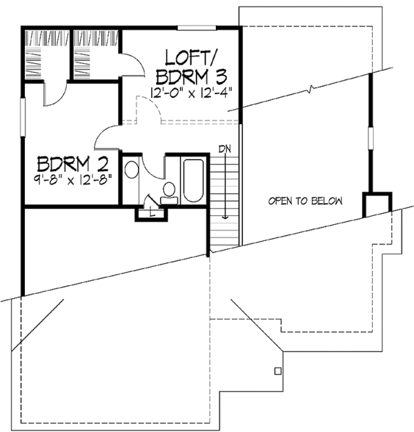 Home Plan - Prairie Floor Plan - Upper Floor Plan #320-1113