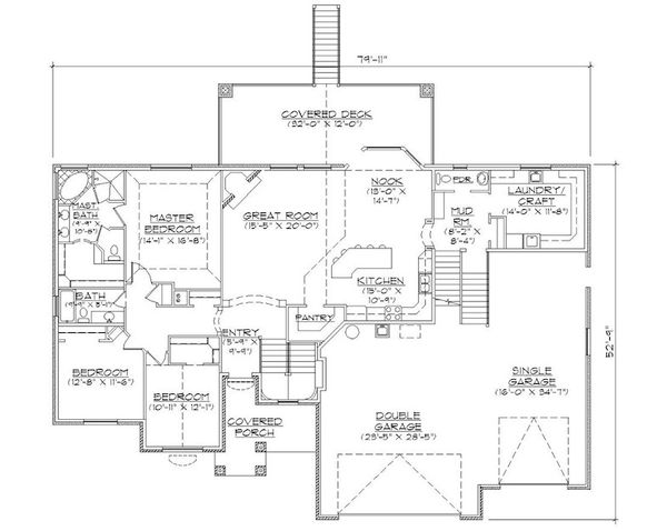 European Floor Plan - Main Floor Plan #5-388