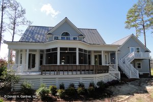 Country Exterior - Rear Elevation Plan #929-699