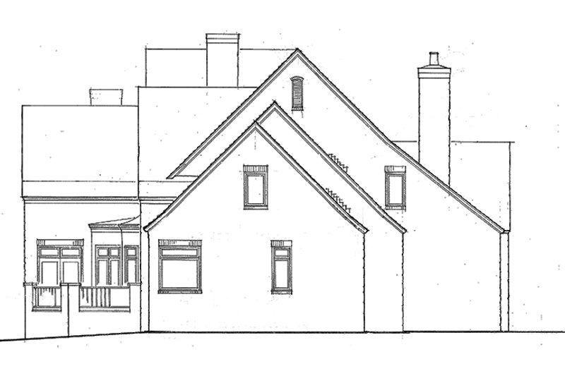 Home Plan - Exterior - Other Elevation for Country House Plan #453-238 - 5 bed, 6.5 bath