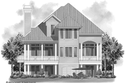 Mediterranean Style House Plan - 3 Beds 2.5 Baths 2349 Sq/Ft Plan #930-128 