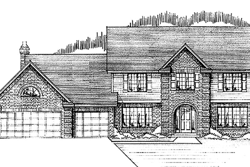 House Design - Colonial Exterior - Front Elevation Plan #51-925