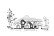 Traditional Style House Plan - 5 Beds 4.5 Baths 5621 Sq/Ft Plan #411-384 