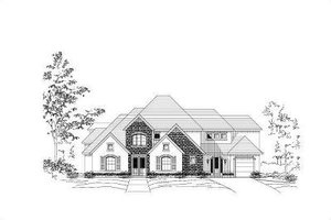 Traditional Exterior - Front Elevation Plan #411-384