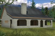Cottage Style House Plan - 3 Beds 2 Baths 1407 Sq/Ft Plan #1061-10 