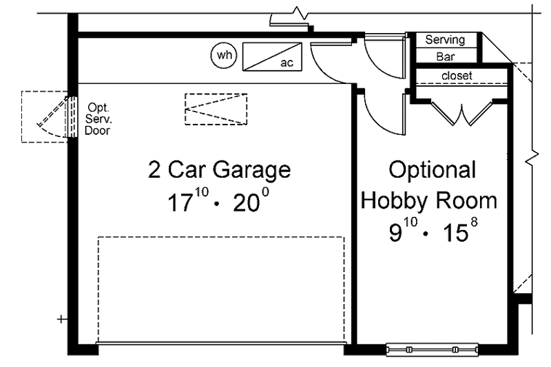 Architectural House Design - Floor Plan - Other Floor 1 for Mediterranean House Plan #1015-22 - 4 bed, 3 bath
