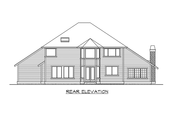 Exterior - Other Elevation 2 for Craftsman House Plan #132-142 - 4 bed, 2.5 bath