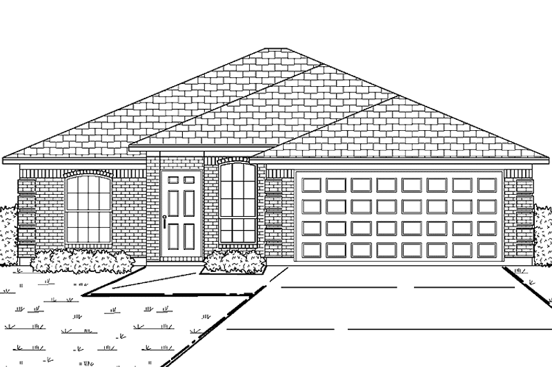 Dream House Plan - Exterior - Front Elevation 3 for Traditional House Plan #84-680 - 3 bed, 2 bath