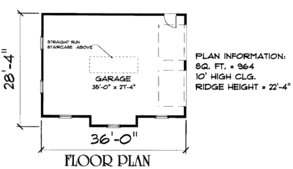Colonial Floor Plan - Main Floor Plan #75-208