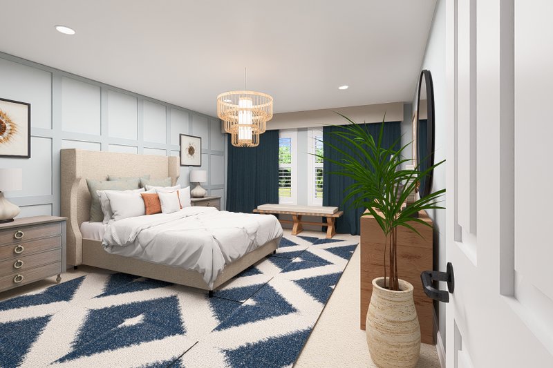 Dream House Plan - Interior - Master Bedroom 3 for Traditional House Plan #1060-33 - 4 bed, 3.5 bath