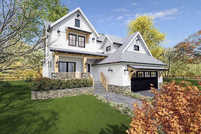 House Blueprint - Exterior - Other Elevation for Farmhouse House Plan #1101-59 - 3 bed, 2.5 bath