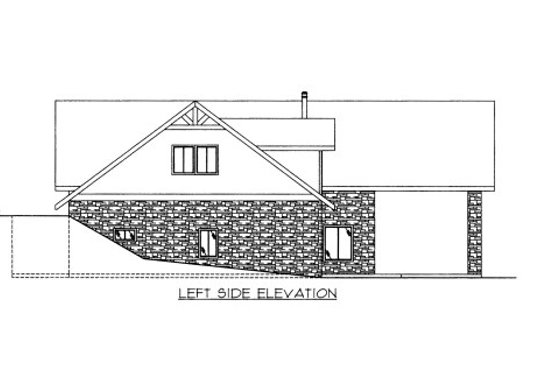 Exterior - Other Elevation for Bungalow House Plan #117-621 - 3 bed, 2.5 bath