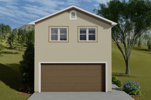 House Blueprint - Traditional Exterior - Front Elevation Plan #1060-84