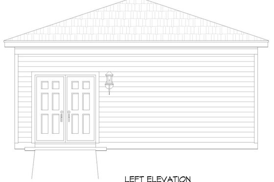 Exterior - Other Elevation for Contemporary House Plan #932-316, 0 bath