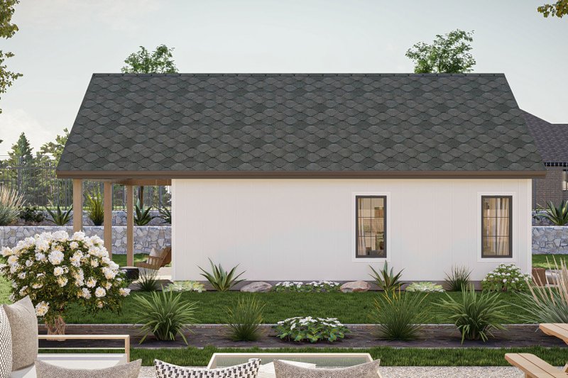 Dream House Plan - Exterior - Other Elevation for Modern House Plan #455-519 - 1 bed, 1 bath