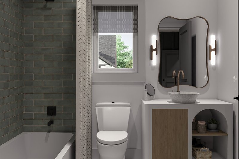 Home Plan - Interior - Master Bathroom for Farmhouse House Plan #455-248 - 3 bed, 2 bath