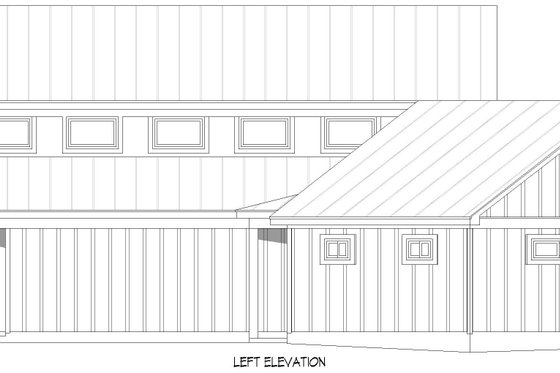 Exterior - Other Elevation for Barndominium House Plan #932-1202 - 2 bed, 2 bath