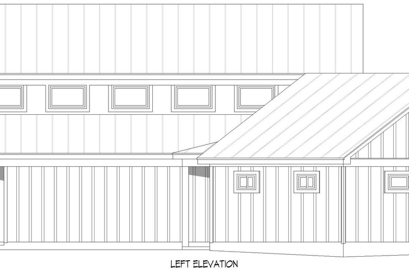 House Design - Exterior - Other Elevation for Barndominium House Plan #932-1202 - 2 bed, 2 bath