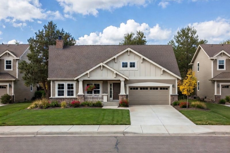 Home Plan - Exterior - Front Elevation 2 for Craftsman House Plan #20-126 - 3 bed, 2 bath