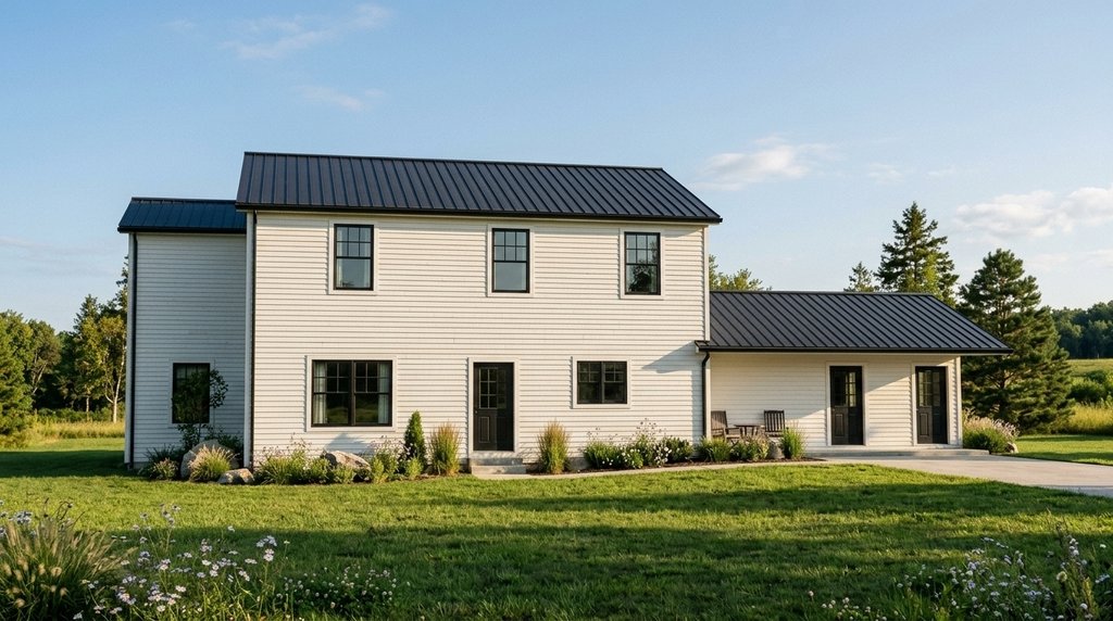 Exterior - Rear Elevation 2 for Traditional House Plan #1064-180 - 5 bed, 2.5 bath