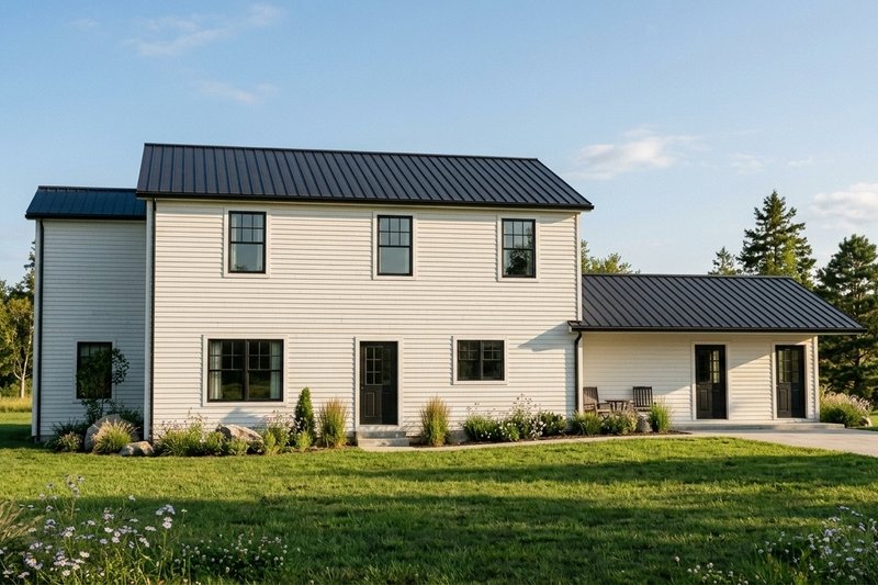 Dream House Plan - Exterior - Rear Elevation 2 for Traditional House Plan #1064-180 - 5 bed, 2.5 bath